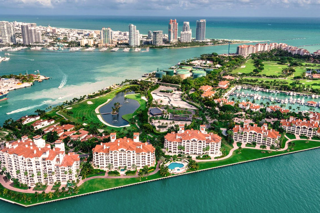 Fisher Island Aerial View