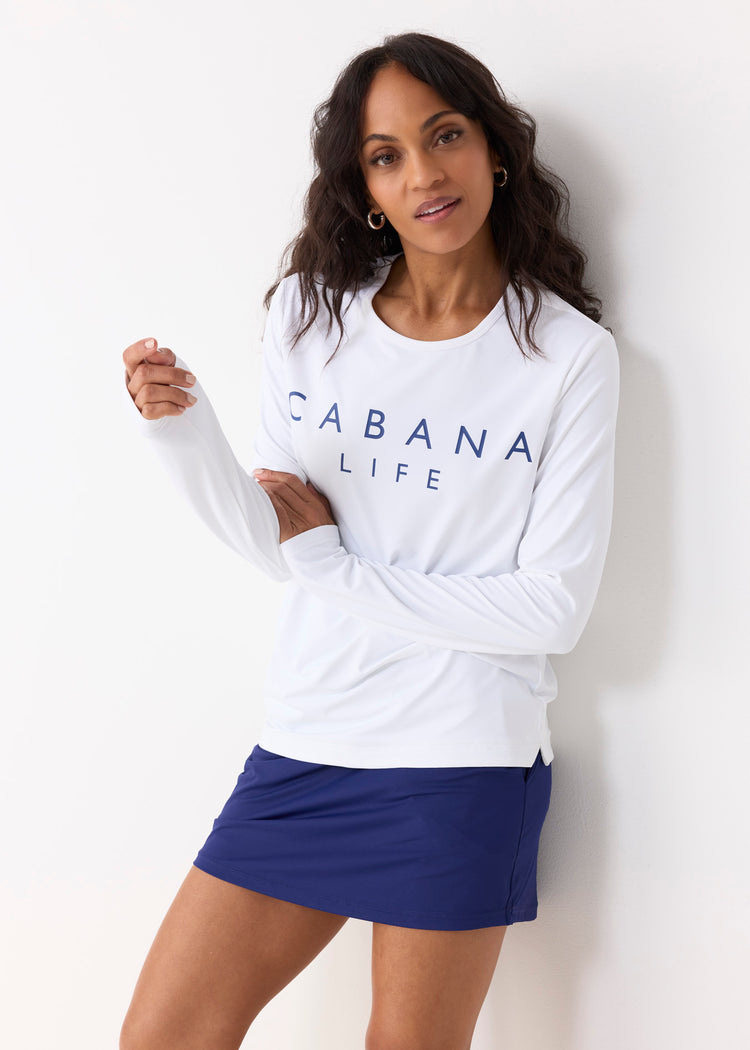White Cabana Life Unisex Performance Shirt