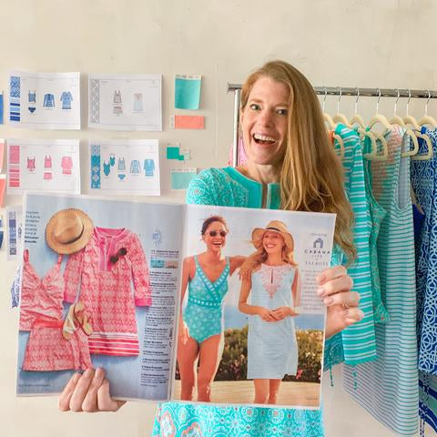 Cabana Life in Talbots magazine with founder
