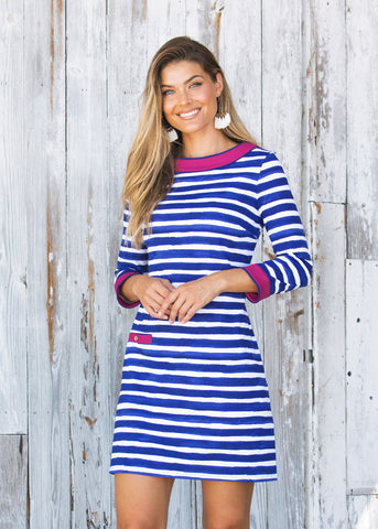 Blue Depths Cabana Shift Dress | Cabana Life Fall Dress Collection