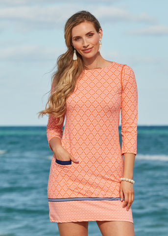 Fisher Island Cabana Shift Dress