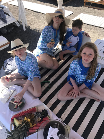 Cabana Life founder with kids