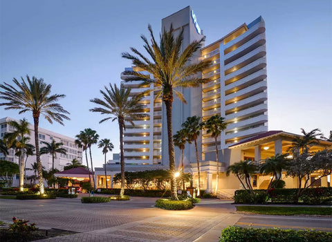 La Playa Resort at sunset