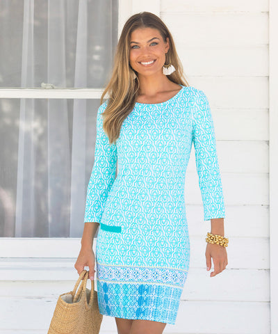 Coastal Cottage Cabana Shift Dress