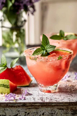 Smoky Watermelon Lemon Margarita