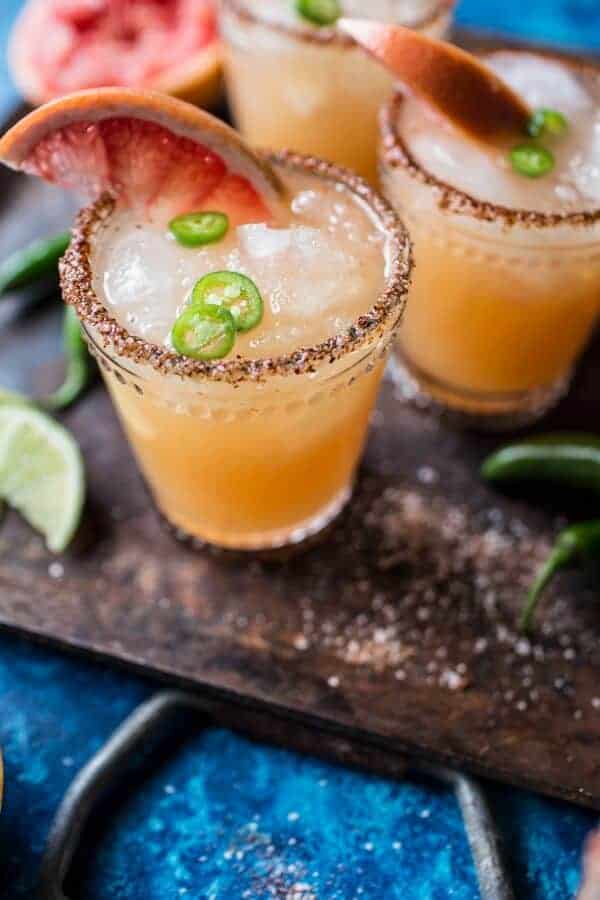 Spicy Red Grapefruit Margarita