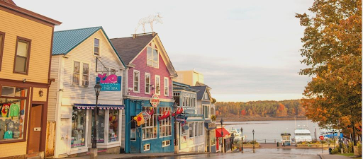 Bar Harbor Downtown buildings