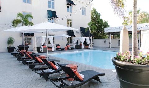 The Casa Monica Resort and Spa pool.