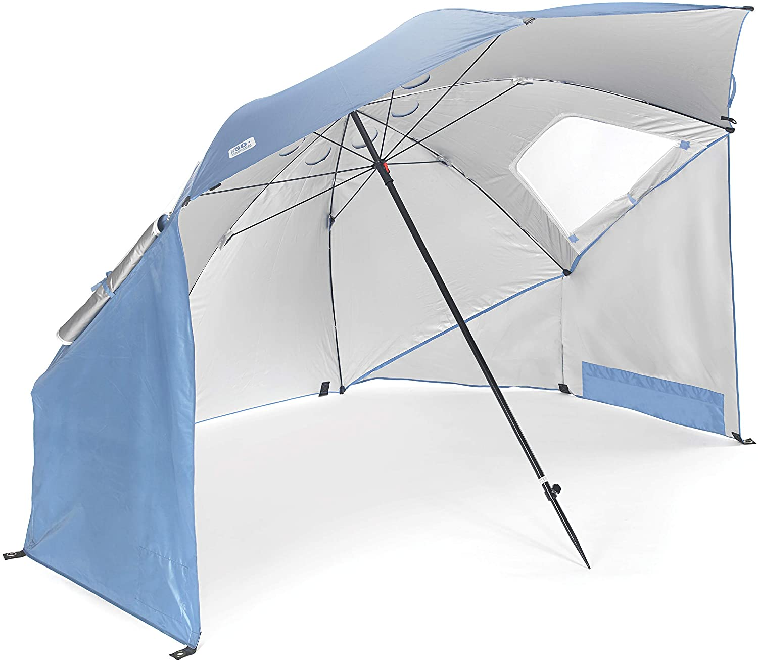 Sport-Brella XL Vented SPF 50+ Sun and Rain Canopy Umbrella for Beach and Sports Events