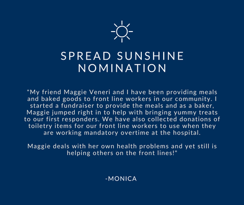 Spread Sunshine Nomination - Monica