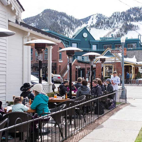 The patio at The White House Tavern
