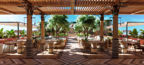 The Ray Hotel rooftop lounge